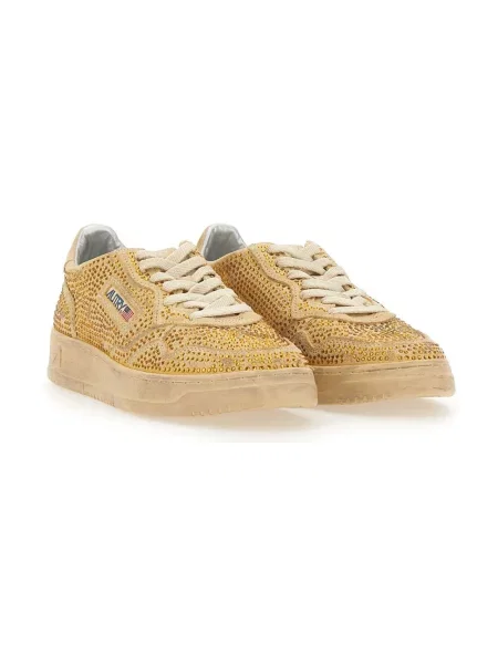 Sneakersy Autry żółte