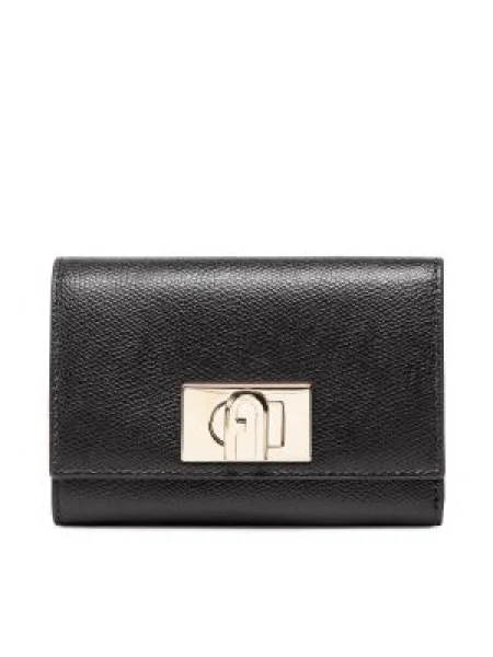 Kožená peňaženka Furla čierna