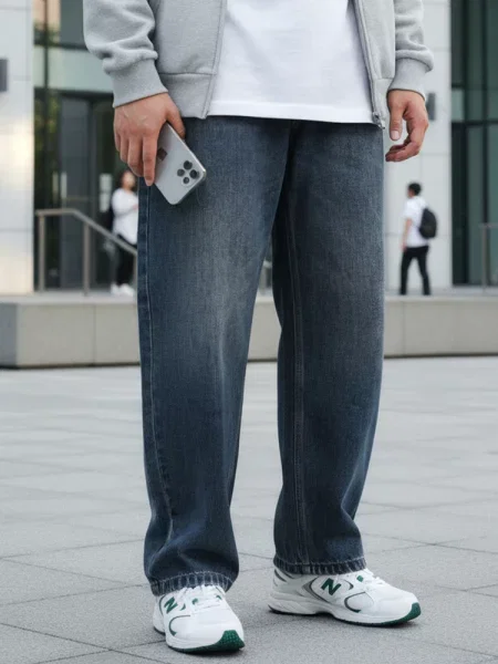 Pantaloni Dstreet albastru