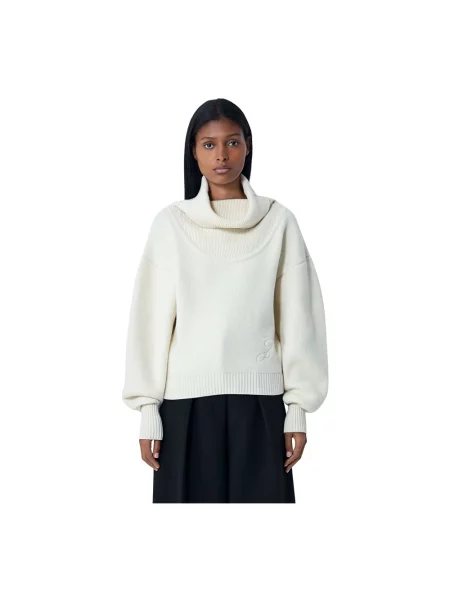 Sweter Jacquemus wełniany biały