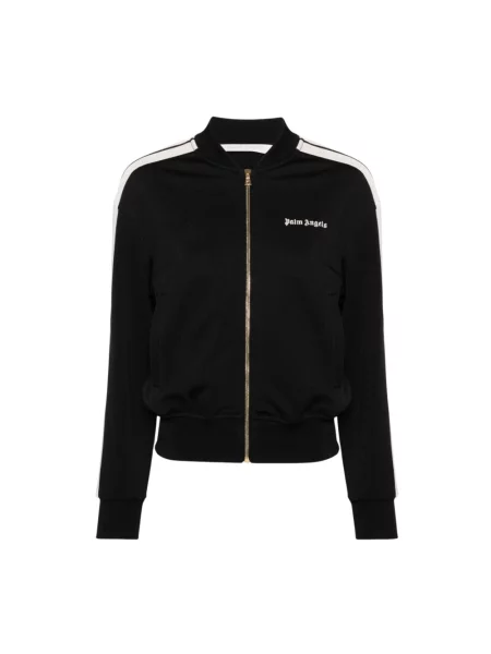 Kurtka bomber Palm Angels klasyczny z logo czarny