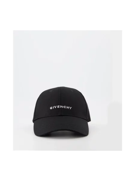 Czapka z daszkiem Givenchy z logo czarna
