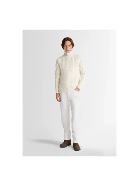Sweter Fusalp wełniany biały