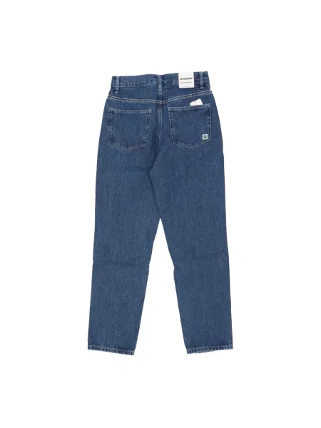 Jeansy Element z przetarciami niebieskie