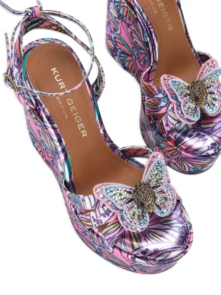 Éksarkú szandál Kurt Geiger London rózsaszín