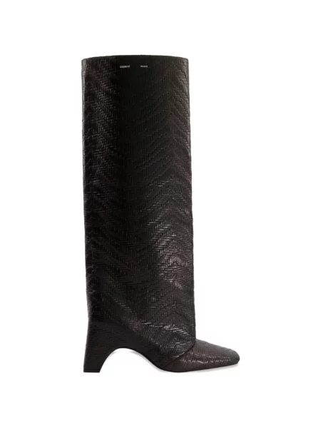 Botine Coperni cu toc bloc maro