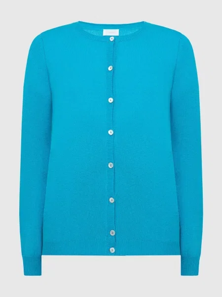 Кардиган з кашеміру Malo блакитний