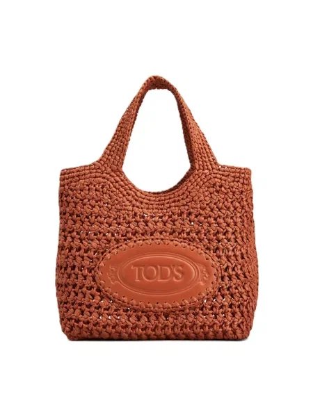 Torebka Tod's skórzana czerwona