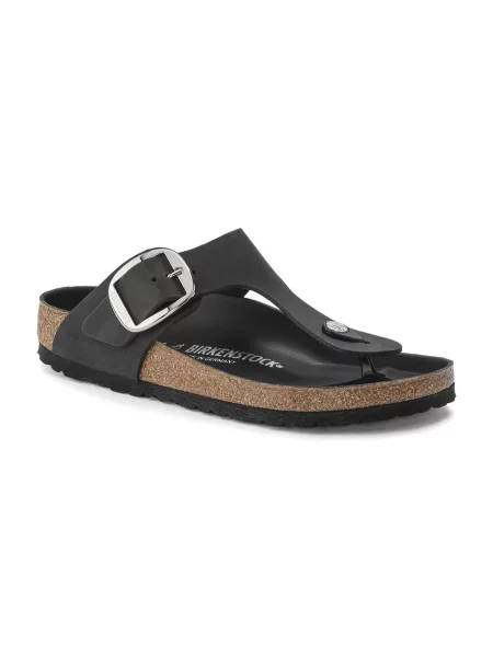 Klapki Birkenstock na sprzączkę czarne