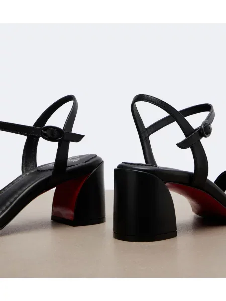 Sandale Christian Louboutin din piele negru