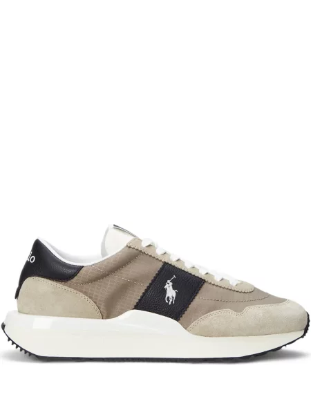 Ριγέ polo Polo Ralph Lauren με κουκούλα με αυτόγραφο λευκό