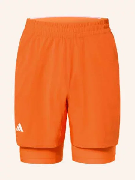 Adidas Tenisové Šortky 2 V 1 Tennis Climacool oranžová