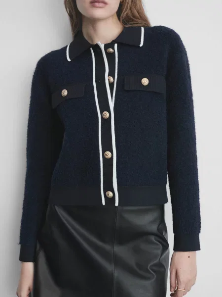 Жакет MANGO темно-синій синій