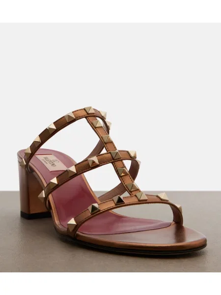 Papuci tip mules Valentino Garavani din piele