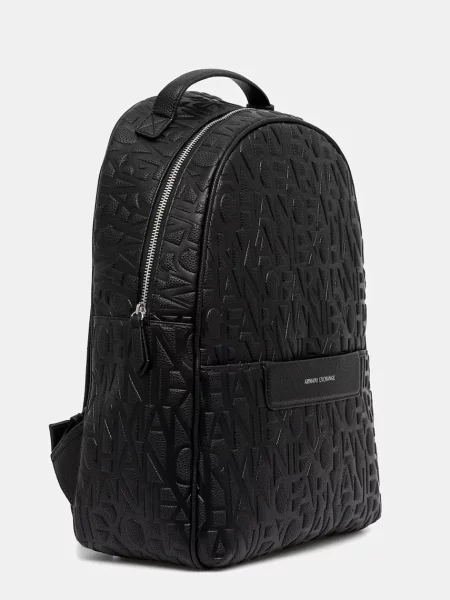 Рюкзак Armani Exchange великий однотонний чорний