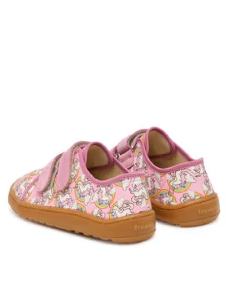 Papucs Froddo Barefoot Canvas D rózsaszín
