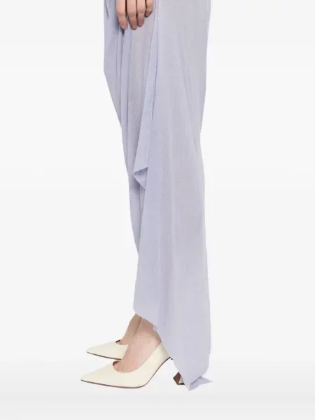Rochie Gaze De Lin de costum violet