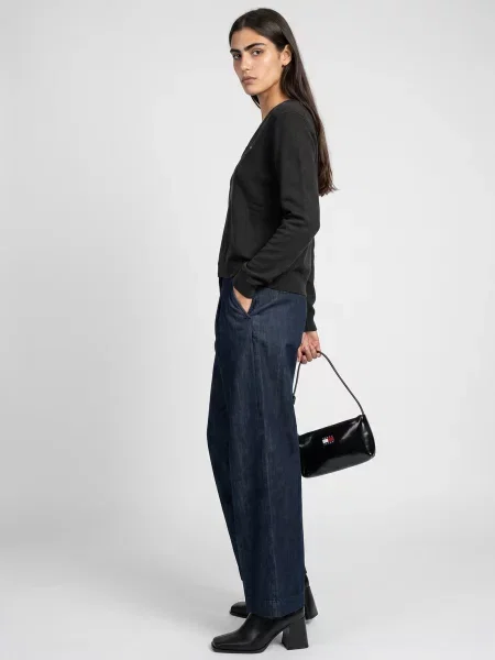 Mikina Tommy Jeans modrá