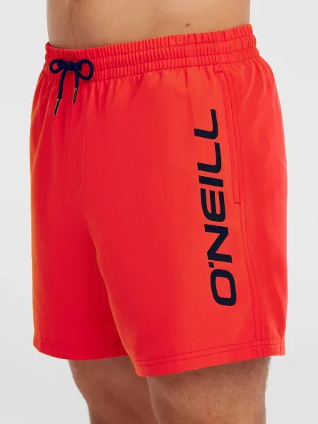 O'NEILL Plavecké šortky Logo červená čierna