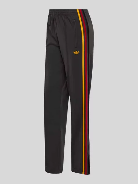 Spodnie dresowe o kroju regular fit z wyhaftowanym logo Adidas Originals czarny