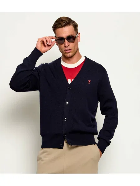 AMI Paris De lână cardigan