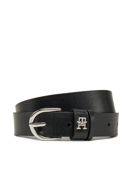 Pasek Tommy Hilfiger czarny
