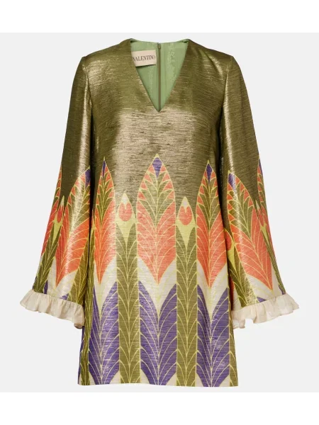 Rochie Valentino de mătase cu imagine