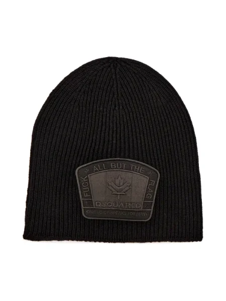 De lână căciulă negru