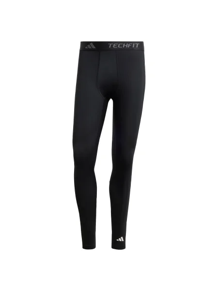 ADIDAS PERFORMANCE Pantaloni sport TECHFIT Compression Training Long negru alb