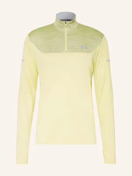Bluza meska Under Armour Tech Utility Zip fade green/steel żółta