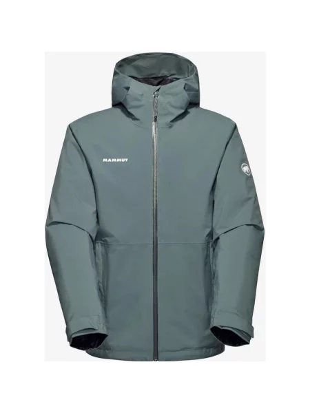 Kurtka z kapturem Mammut Linard HS Thermo S szary