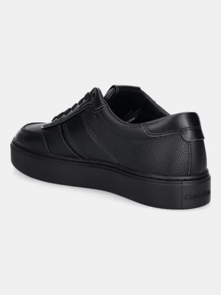 Tenisky Calvin Klein CLEAN CUP LOW LACE TAPE černá