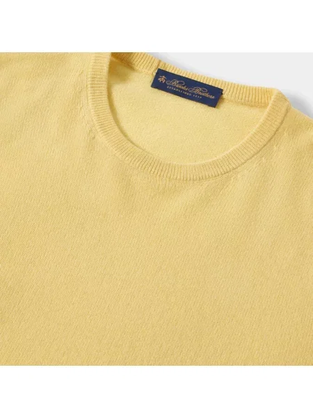 Sweter Brooks Brothers żółty