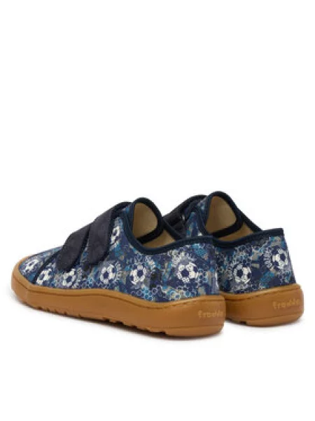 Papucs Froddo Barefoot Canvas D kék