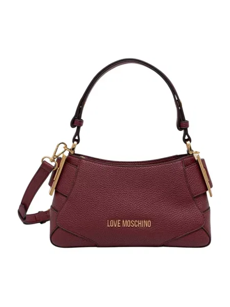 Love Moschino torebka crossbody z imitacji skóry brązowa