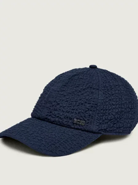 BOSS BLACK Șapcă baseball Zed-Seersucker-CO negru