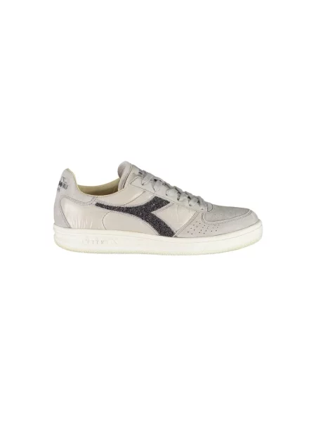 Trampki Diadora skórzane eleganckie szare