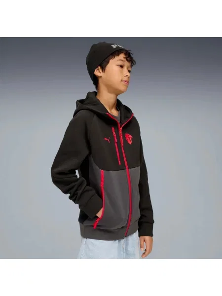 Bluza Puma Acm Pumatech Fz Hoodie Jr Dzieci czarna