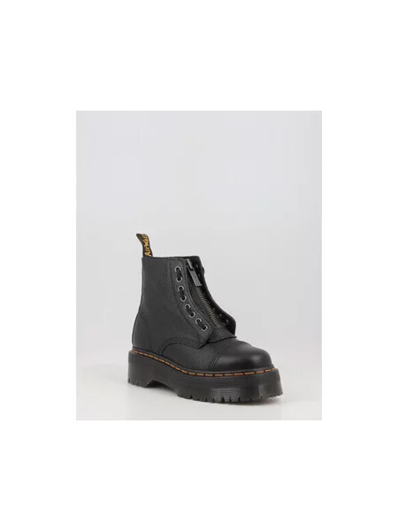 Šněrovací kotníkové boty Dr. Martens černé