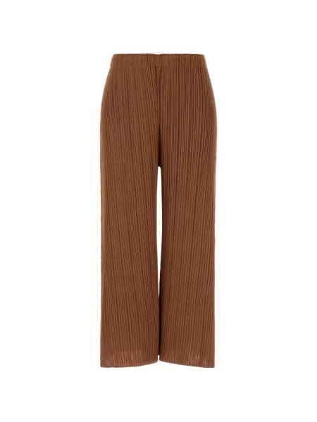 Pantaloni palazzo Pleats Please Issey Miyake maro