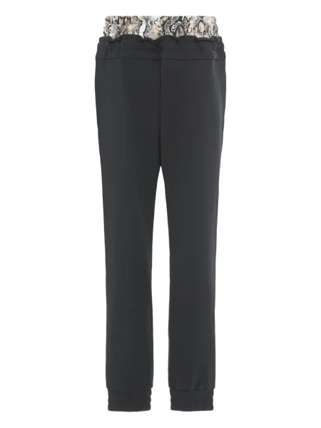 Pantaloni Just Cavalli cu imagine negru