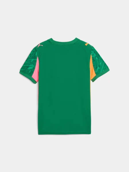 Детская спортивная футболка Puma зеленая