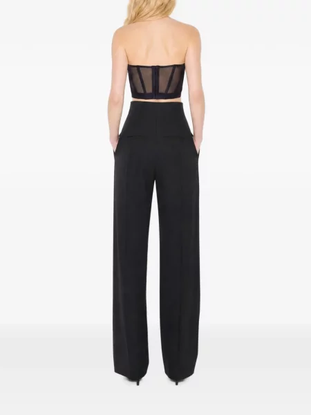 Top Elisabetta Franchi plasă negru