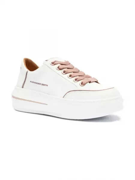 Alexander Smith Bőr sneakers tornacipő LANCASTER WOMAN fehér
