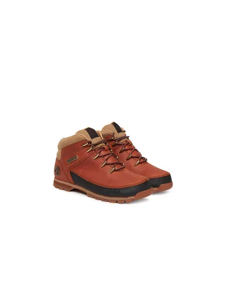 Pohodni čevlji Timberland Euro Sprint Mid Lace rjava
