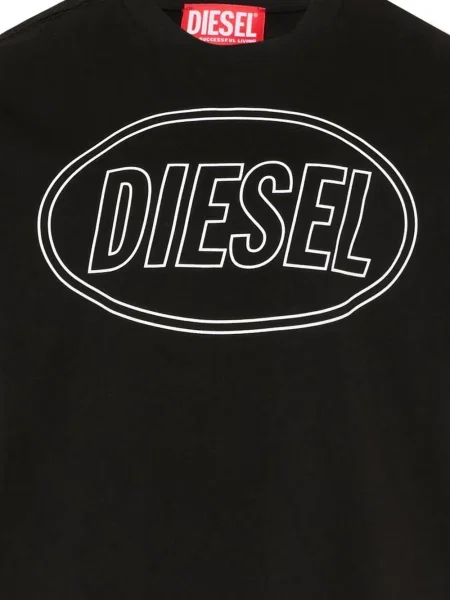 Koszulka dziecięca Diesel czarna