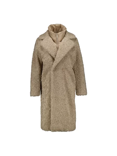 Długi futro Bomboogie beżowe