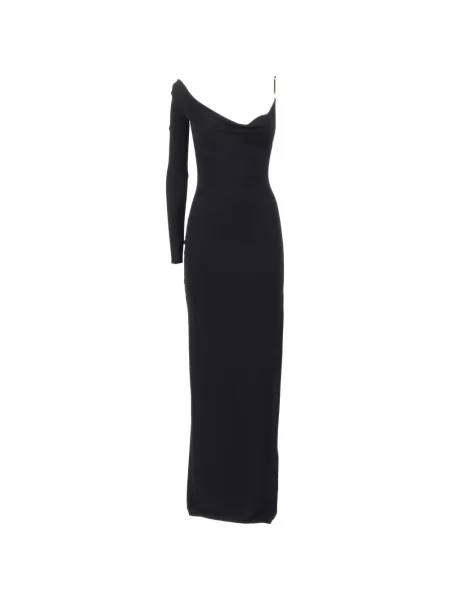 Rochie maxi Elisabetta Franchi drapată negru