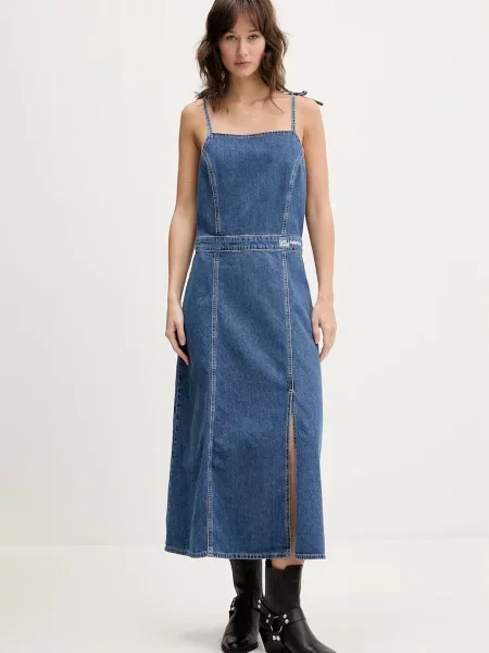 Karl Lagerfeld Jeans rochie jeans albastru