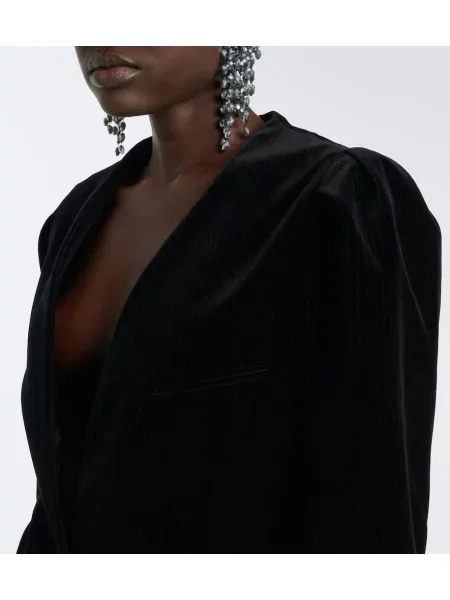 Sacou Isabel Marant de catifea negru